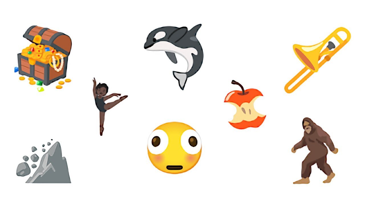 Bigfoot, Orca and the trombone is one of the new Emodi coming to iOS 26